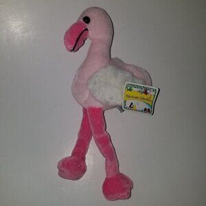 Velveteenie Collectibles A&A Pink Flamingo Bean Bag Plush Bird Fay Toy w/TAG